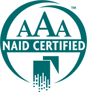 NAID AAA Certified badge